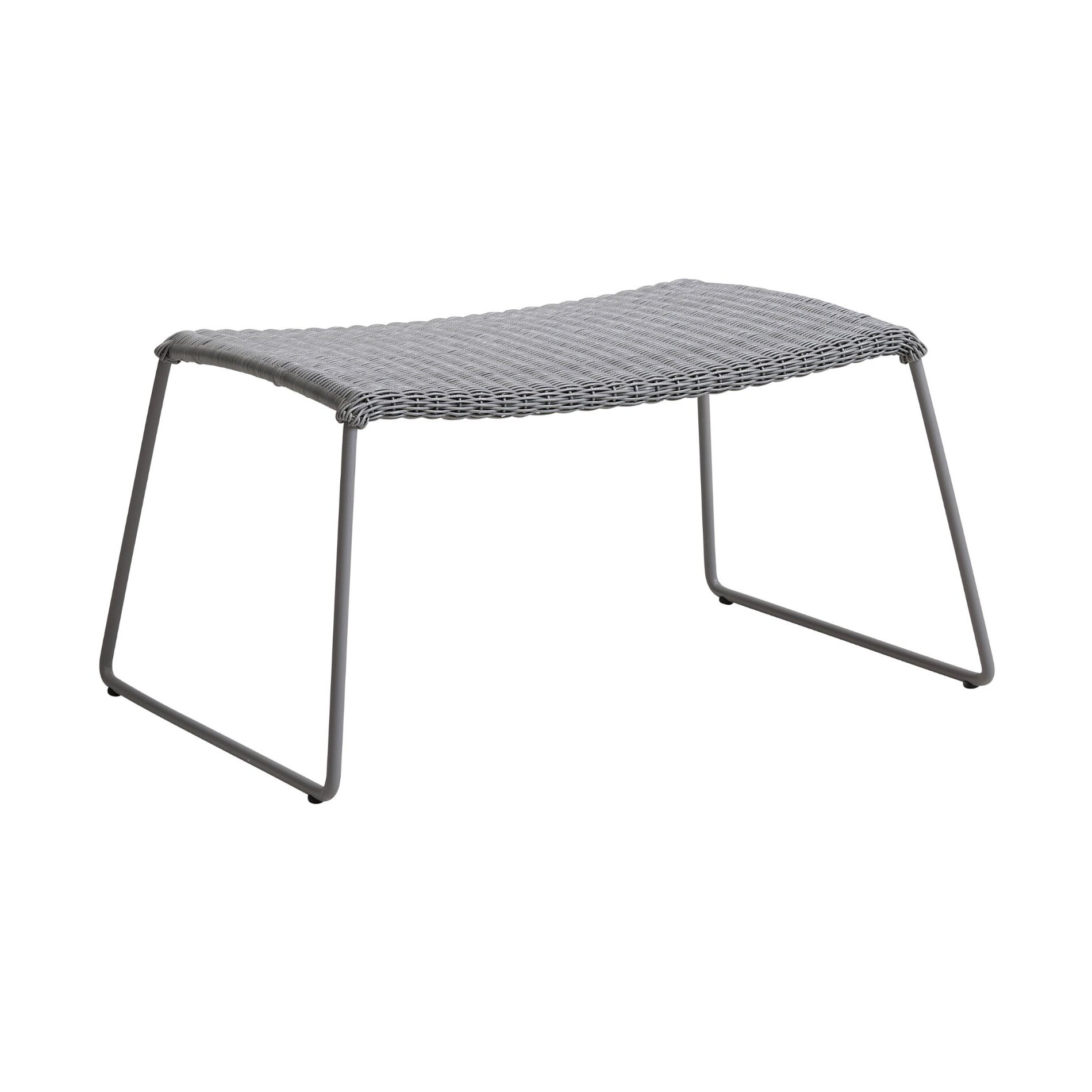 Cane-line "Breeze" Gartenhocker, Polyrattan hellgrau