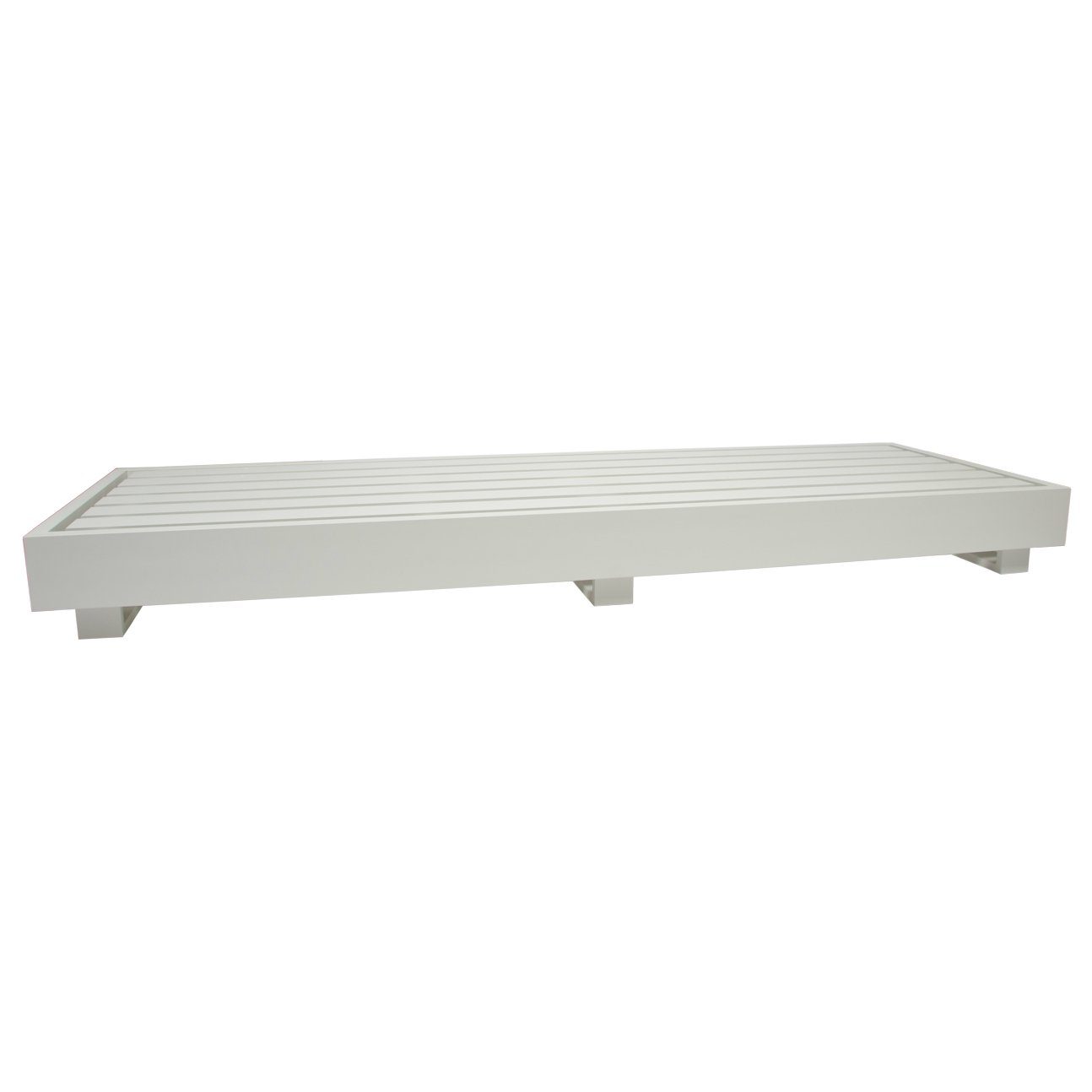 Jati&Kebon "Bari" 3-Sitzer Basismodul, Aluminium weiß