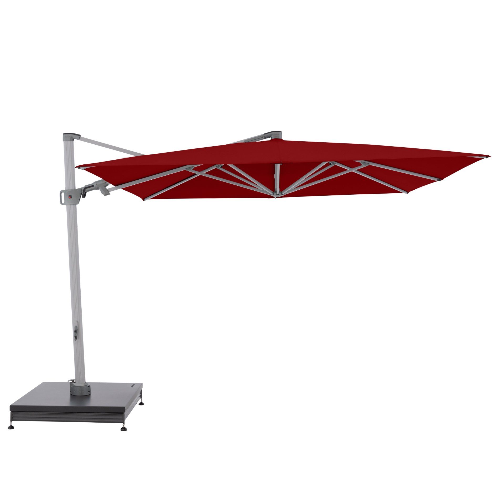 Knirps Sonnenschirm "Pendular", eckig, 320x320 cm, Farbe 06 - Bodeaux