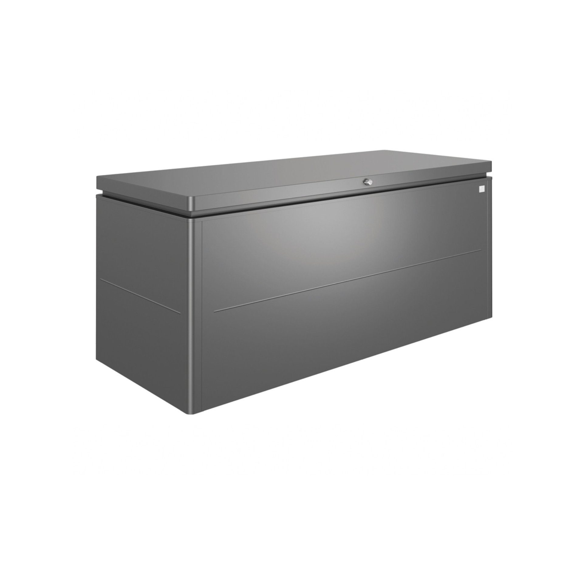 Biohort "LoungeBox" Stahlblech feuerverzinkt, dunkelgrau-metallic, Größe 200