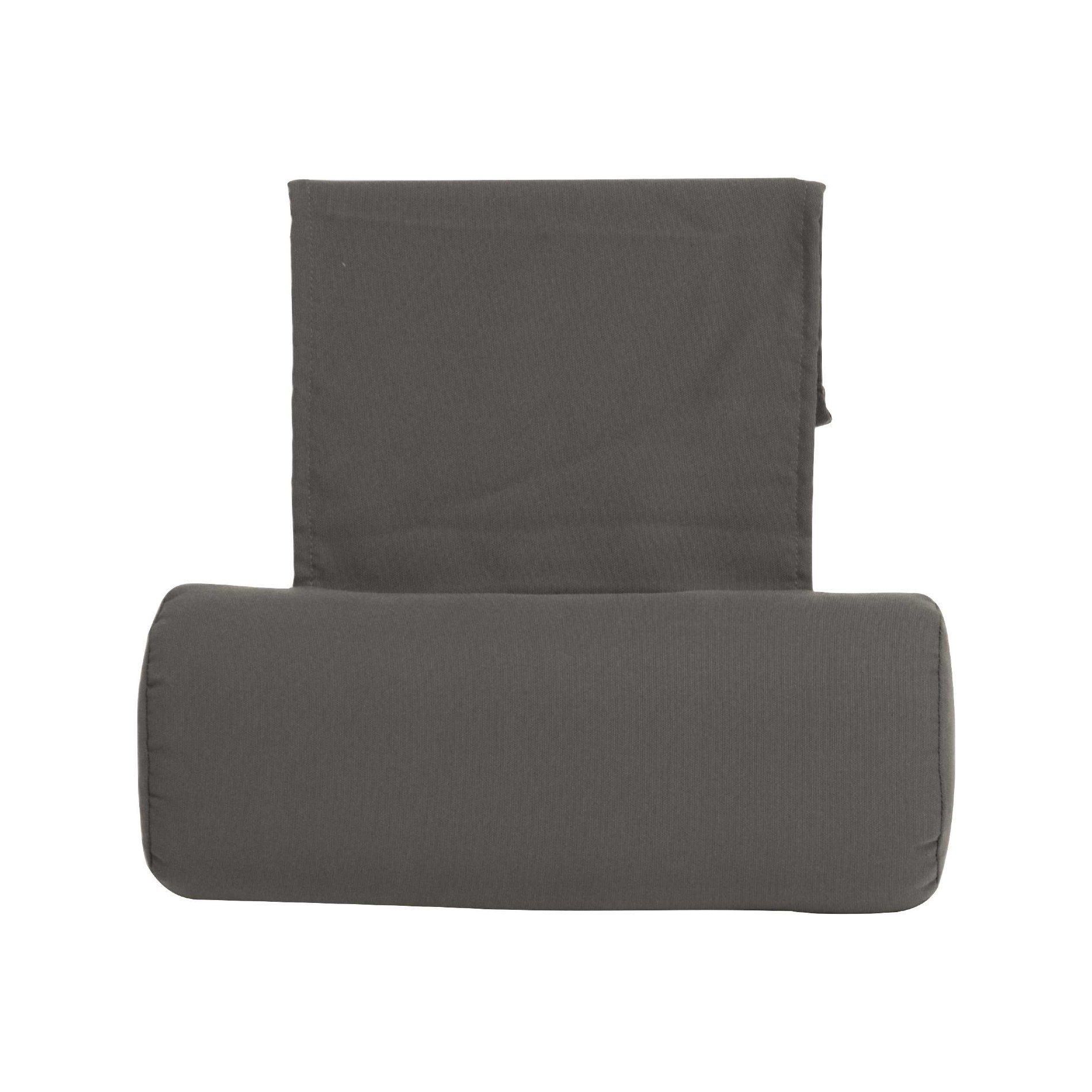 Stern Kopfpolster, 15x37x6 cm, 100% Polyacryl, Farbe seidengrau