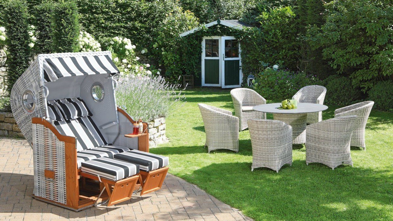 Strandkorb „Classic Bullauge“ von Sonnenpartner