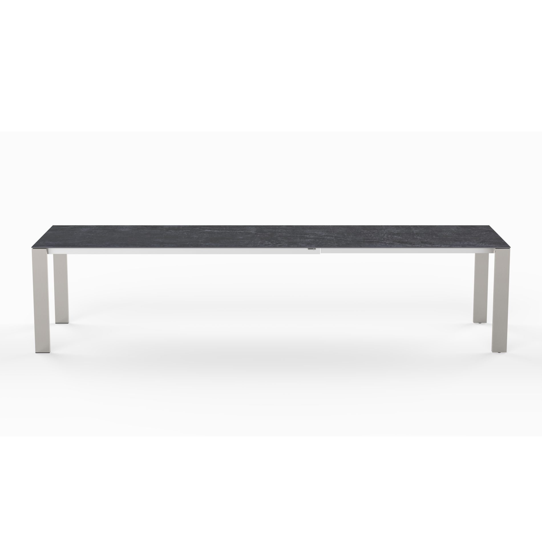 SIT Mobilia "Olympia Oslo" Gartentisch, Gestell Edelstahl gebürstet, Tischplatte Dekton Laos, 210/270/330x95 cm