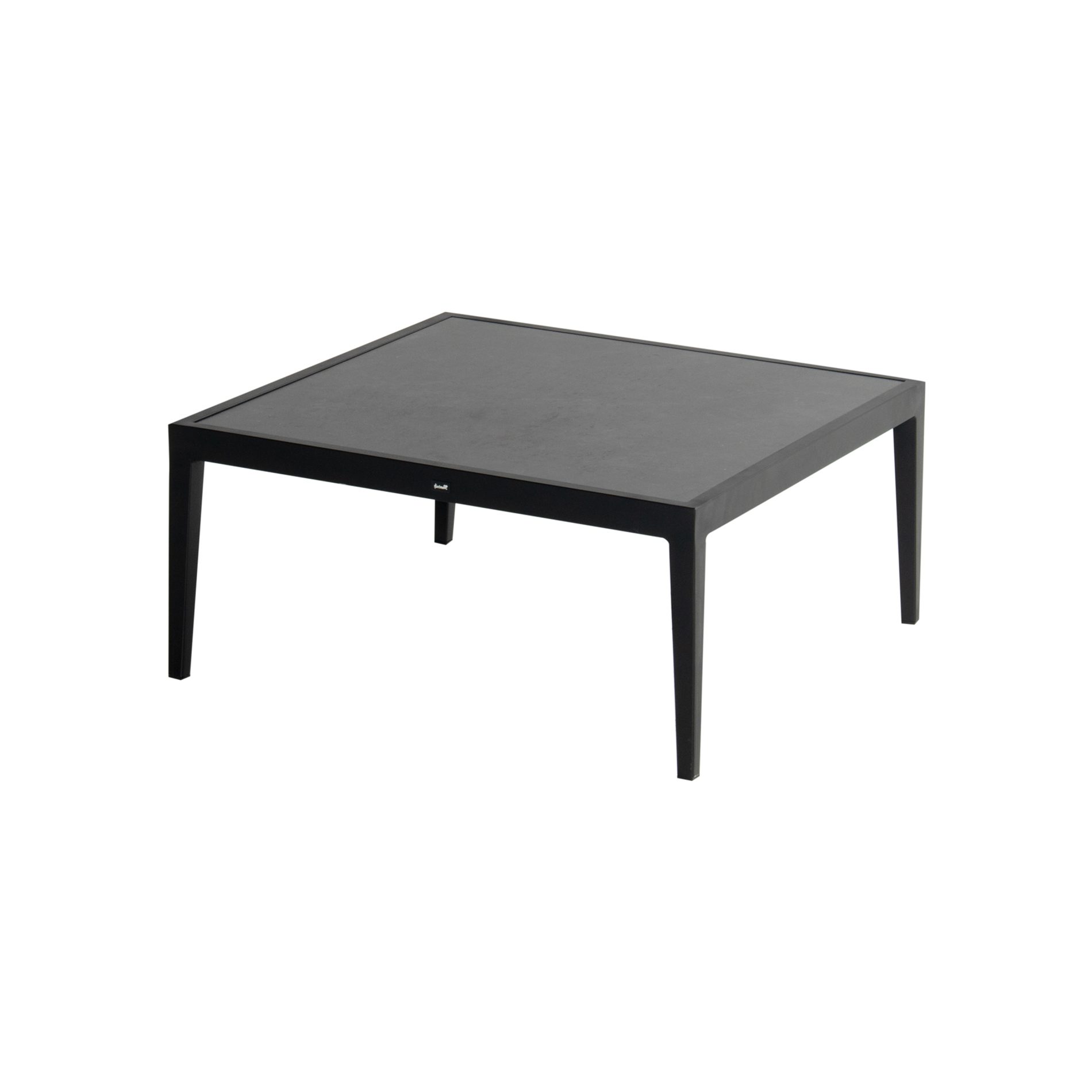 Hartman "Sven" Kaffeetisch 86x86 cm, Alu schwarz