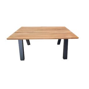 4Seasons Outdoor "Ambassador" Loungetisch, Gestell Edelstahl anthrazit, Tischplatte Teakholz