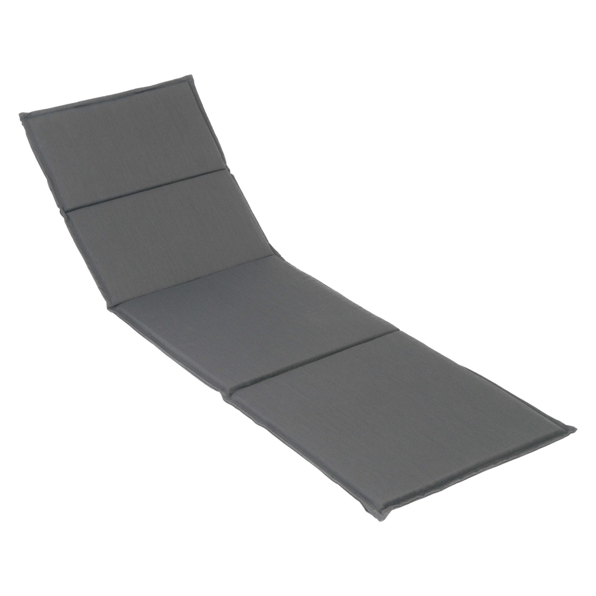 Stern Liegenauflage 207x55x3 cm für Relaxliege "Balance", Dessin seidengrau