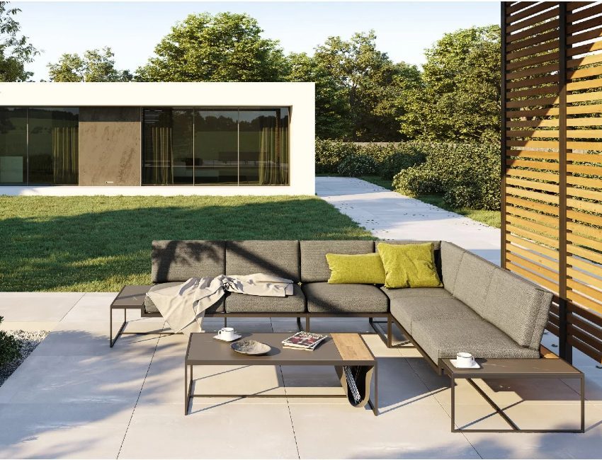 4Seasons Loungeset "Patio" mit Loungetisch "Atlas"