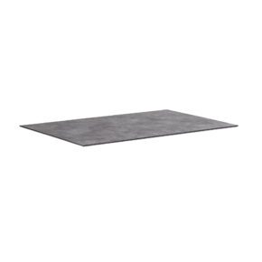 Kettler "Tube" Tischplatte HPL anthrazit, 120 x 80 cm