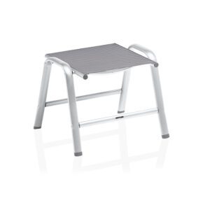 Gartenhocker "Cirrus" Silver-Line von Kettler, silber/anthrazit-grau