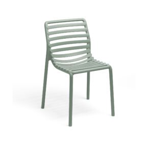 NARDI "Doga Bistrot" Stapelstuhl, Gestell und Sitzfläche Kunststoff mint