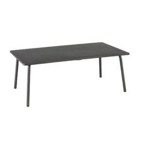 Lafuma "Vence" Loungetisch 102x59 cm, Stahl titane