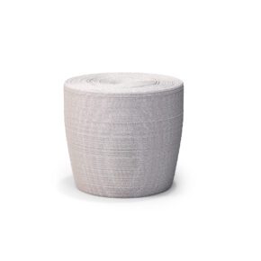 SIT Mobilia "Colina" Beistelltisch/Hocker, Korpus Kunststoff mit Rope, sibirian grey
