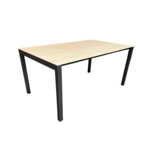 SIT Mobilia "Pico" Ausziehtisch, Gestell Aluminium anthrazit, Tischplatte Keramik travertin, mehrteilig, 160/220x95 cm