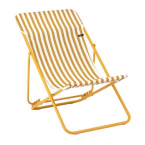 Lafuma "Maxi Transat Airlon®" Liegestuhl, Stahlrohr miel, Bespannung Airlon® miel