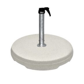 Glatz Betonsockel Z 90 k, mit Standrohr Stahl, für Schirm Fortero Pro, Sunwing Casa (© by GLATZ AG, Schweiz)