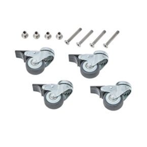 Glatz Rollen-Set zu Sockel Z 40/55/90/120 kg, Ausführung Stahl verzinkt